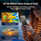 Compatible with iPhone 16 Pro Camera Lens Protector,[AR Anti-Reflection][Strong Adsorption][Shatterproof] 9H Metal Tempered Glass Re-AR Full Coverage Camera Screen Cover,Gold