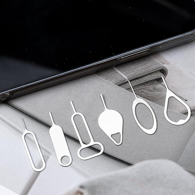 12pcs SIM Card Removal Tool Card Tray Ejector Pins Needle Opener Ejector Needle Pin Remover for Smart Phones for Samsung Galaxy HTC Tablets