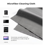 4 Pack 16''x16'' Extra Large Microfiber Cleaning Cloths, K&F Concept Oversized Microfiber Cloths for TV Screen, Electronics, Laptops, Telescope, Computers, Eyeglasses, Gray