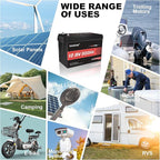 12V 300Ah 2 Packs Lithium LiFePO4 Battery,200A BMS 3840W Rechargeable Lithium Iron Phosphate Battery 15000+ Deep Cycles for Solar System,Backup Power,RV,Marine and Off-Grid