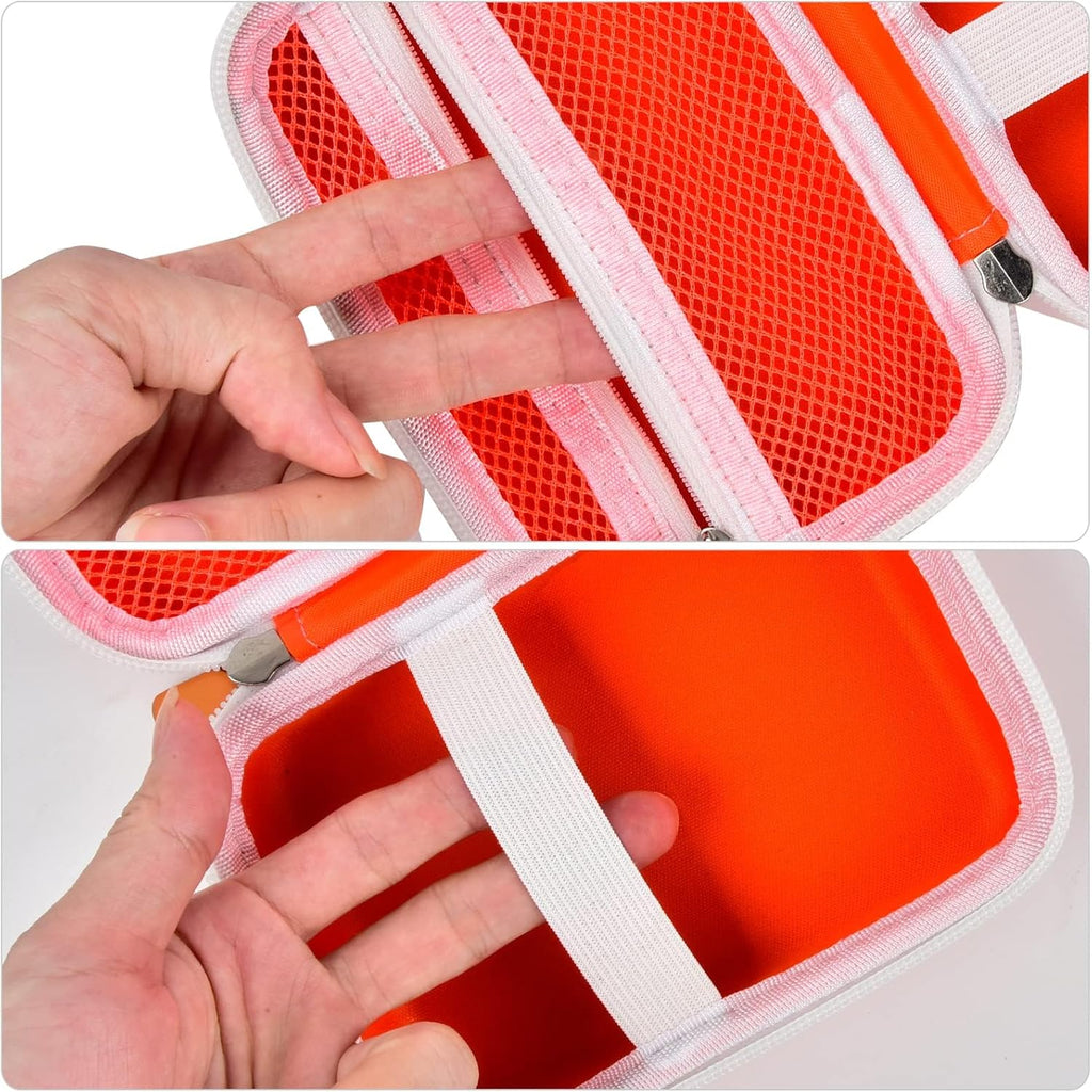 Labels Printer Case Compatible with COLORWING D30 Bluetooth Wireless Portable Labeling Printer Also for Phomemo D30 D35 for Memoking Mini Thermal Printing Sticker Storage Holder