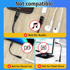 AGVEE 2 Pack 4 inch Lightning Female to USB C Male PD Adapter, 27W Fast Charger Charging Comverter for iPhone 15 16 Plus Pro Max Carplay, Samsung S25 S24 S23 S22, Not for Audio, Black