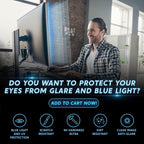 Akamai Office Products 23.8 inch Monitor Anti Glare Screen – Anti-Glare, Anti-Scratch, Blocks 96% UV Blue Light Protection – Matte Gloss Finish (23.8" Widescreen (16:9), Anti-Glare)