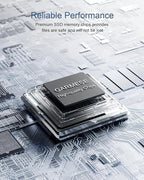 128GB USB C Flash Drive Up to 450MB/s USB 3.2 Solid State Thumb Drive 2-in-1 Dual Flash Drive Data Storage Memory Stick Compatible with Smartphone Tablet Computer Game Console