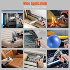 KEPEAK Electric Compressed Air Duster, 130000RPM Cordless Rechargeable Air Duster with Brushless Motor, 4 Gear Adjustable Dust Blower for Computer, Keyboard, Home, Outdoor-Replace Compressed Air Can