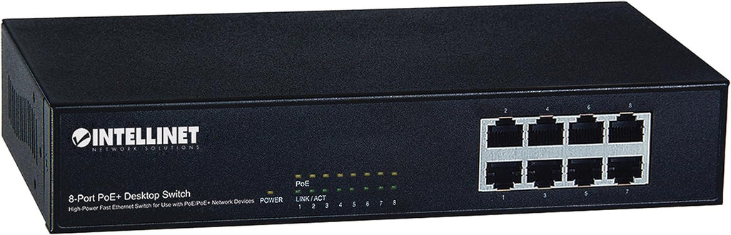 Intellinet 8-Port PoE+ Desktop Switch (560764)