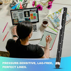 PATIKIL Stylus Pens for Touch Screens, 6 Pcs High Precision Universal Bling Stylus Crystal Metal Capacitive Pen for Touch Screen Devices Phone Tablets Laptop, Black