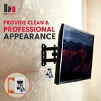 BestMounts - 1 Pack In Wall Cable Management Kit - Recessed Wall Plate Cable Pass Through Pair with Single Gang Low Voltage Mounting Bracket - TV Cord Hider for Wall Mounted TV ETL Listed