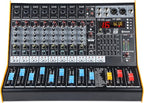 Mixers Audio 9 Channel Mixer, Dj Mixer Board Mixer Audio Bluetooth MP3 Mixer for Music with 99 Kinds of DPS Digital Effects, Usb Audio Mixer for Karaoke Speakers