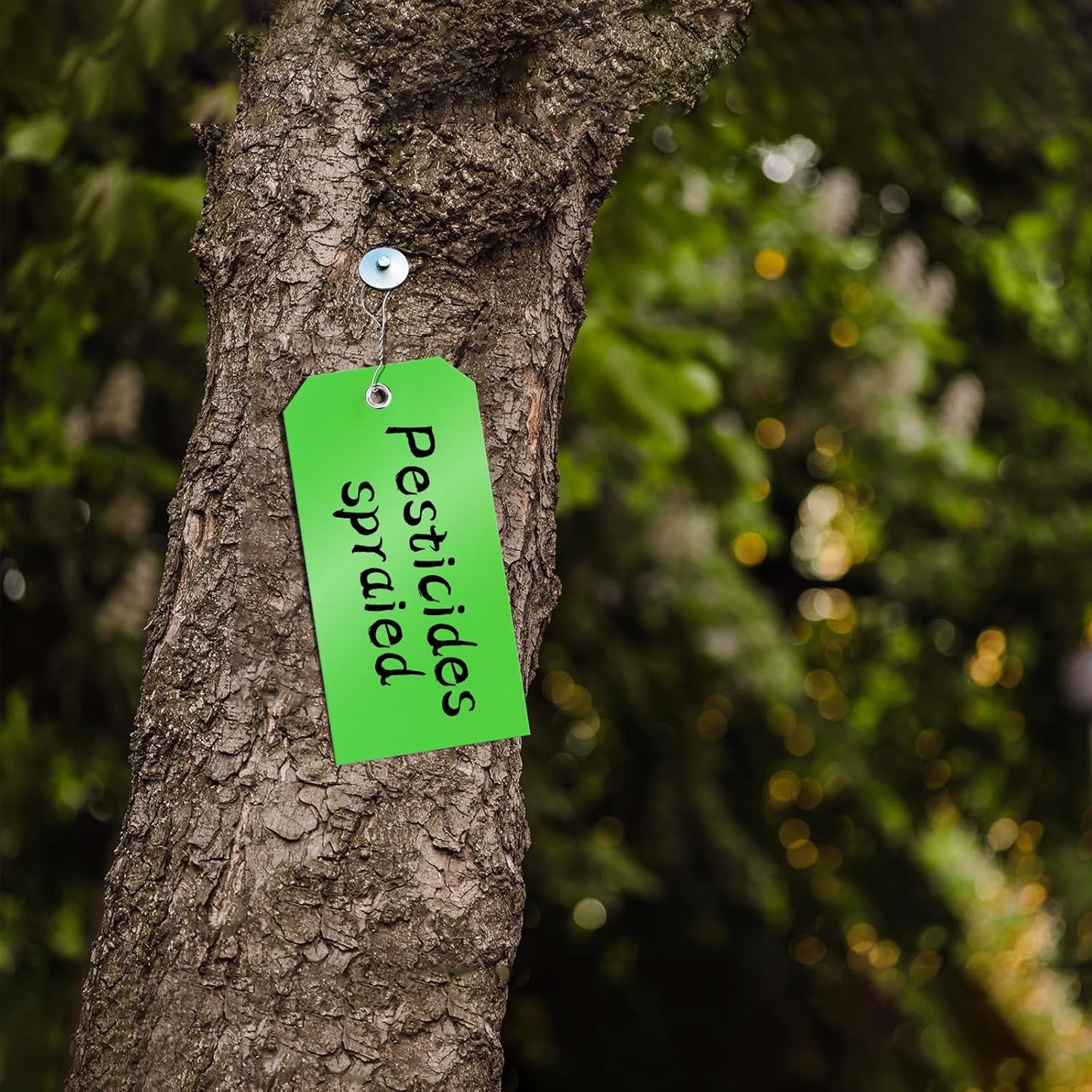 100 Pcs Tags with Wire Shipping Tags with String Write On Stacking Service for Equipment Inventory Storage Parts Valve Car (Green, 6 1/4" x 3 1/8")