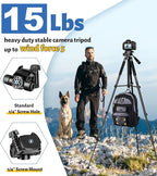 JOILCAN Tripod for Camera, 67" Heavy Duty Camera Tripod, Phone Tripods for Video Recording Photo Vlog, Aluminum Tripods with Holder & Travel Bag for Cameras DSLR iPhone Projector Laser