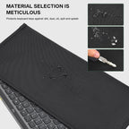 Computer Keyboard Dust Cover Sleeve Bag for Universal Keyboard, 68-87 Keys Wireless/Wired Gaming PC Keyboard Dust Cover, Logitech/Dell/Corsair/Havit/Redragon/Arteck/Apple Keyboard Protector-Black