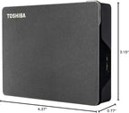 Toshiba Canvio Gaming 4TB Portable External Hard Drive USB 3.0, Black for PlayStation, Xbox, PC & Mac - HDTX140XK3CA