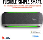 Poly Sync 40 Smart Speakerphone (Plantronics) - Flexible Workspaces - Connect to PC/Mac via USB and Smartphones via Bluetooth - Certified for Microsoft Teams – Amazon Exclusive