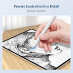 Upgraded Replacement Tips for Apple Pencil Pro/2nd Gen/1st Gen/USB-C,No Wear Out Pencil Nibs Precise Control - Replacement Nibs for Apple iPad Pencil - 8 Pack White