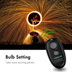 Camera Wireless Shutter Release Remote Control for Sony a7III, a9, a7RIII, a7RII, a7M3,a7M2, a7sII, A6000, HX300, RX100ii, RX100 V(A), RX100 VI, a850, a55, a67, a77, a99; Replace RM-L1AM and RM-SPR1