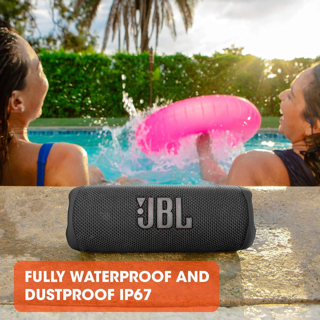 JBL Flip 6 - Portable Bluetooth Speaker, powerful sound and deep bass, IPX7 waterproof, 12 hours of playtime, JBL PartyBoost for multiple speaker pairing for home, outdoor and travel (Red)