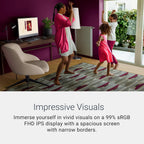 Dell 24 All-in-One Desktop ec24250-23.8-inch FHD Touch Display, Intel Core 5 Processor 120U, Intel Graphics, 16GB DDR5 RAM, 512GB SSD, Windows 11 Home, Onsite Service+6 Months Retail Migrate - White