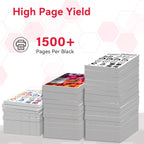 054 Black Toner Cartridge Compatible for Canon 054 054H CRG-054 Black Toner for Canon Color imageCLASS MF642Cdw MF644Cdw LBP622Cdw MF641Cdw Laser Printers (054 Black Toner, 2-Pack)