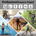 JOILCAN Tripod for Camera, 81" Aluminum Camera Tripod Monopod for DSLR, Heavy Duty Travel Tripods for Spotting Scope Binoculars Laser Level, Payload 35Lb
