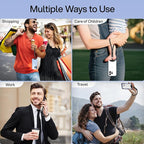 Kaptron Adjustable Phone Wrist Strap - Universal Cell Phone Lanyard Wrist Strap with Lanyard Patches