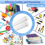 Jetec 32 Pcs Mesh Zipper Bags Toy Storage Bikini Organizer Bag Bolsas Para Guardar Trajes De Baño Waterproof Zipper Reusable Pouch Puzzle Multipurpose for Storage Office(White,9 x 7 Inch)