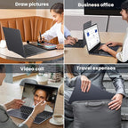 17.6 inch Student-Laptop Computer, 2025 16GB RAM 384GB SSD Expandable 512GB Windows 11 Laptop, Quad-Cores Processor, 1080P FHD Display, 1 Year Office 365, Backlit Keyboard, WiFi 6, Type C