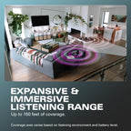 Rocksteady Stadium 2: Four Speakers Bundle - Immersive, connectible, and up to 150 ft of Range. Up to 30 Hours of Battery Life.