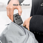 MOMAX Universal Travel Adapter, GaN 70W International Power Adapter, 3 USB-C PD Fast Charging & 2 USB-A QC, 1 AC, All-in-one International Plug Adapter for Travel European UK AUS JP