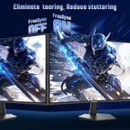 SANSUI Curved 24 Inch Gaming Monitor 160Hz FHD 1080P Computer Monitor,MPRT 1ms 1500R Fast VA Display, Freesync,HDR,3000:1 Contrast Ratio, HDMI2.0,DP1.4, VESA Compatiable(ES-G24C1L HDMI Cable Included)
