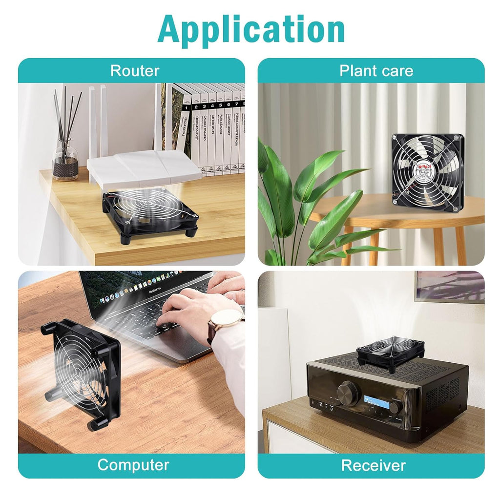 Wathai 140mm x 25mm USB Cooliing Fan 5V with Speed Control for Computer Case Receiver DVR PlayStation Xbox PS4 Router Cabinet Cooling