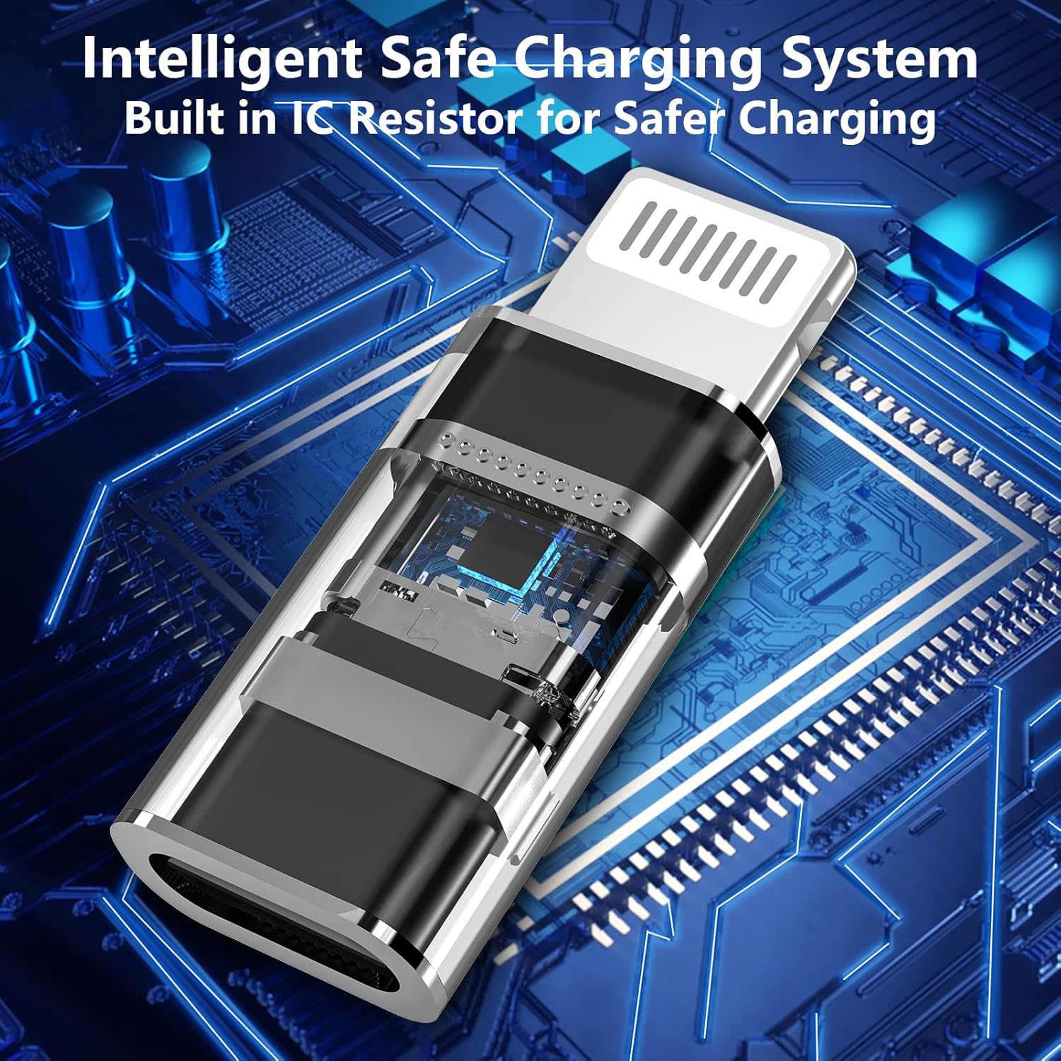 [Apple MFi Certified] USB C to Lightning Adapter, Stuffcool 4Pack Lightning Male to USB C Female Digital Converter PD 20W Type C Fast Charger Connector for iPhone 14 13 12 11 Pro XS XR X 8 SE iPad Pro