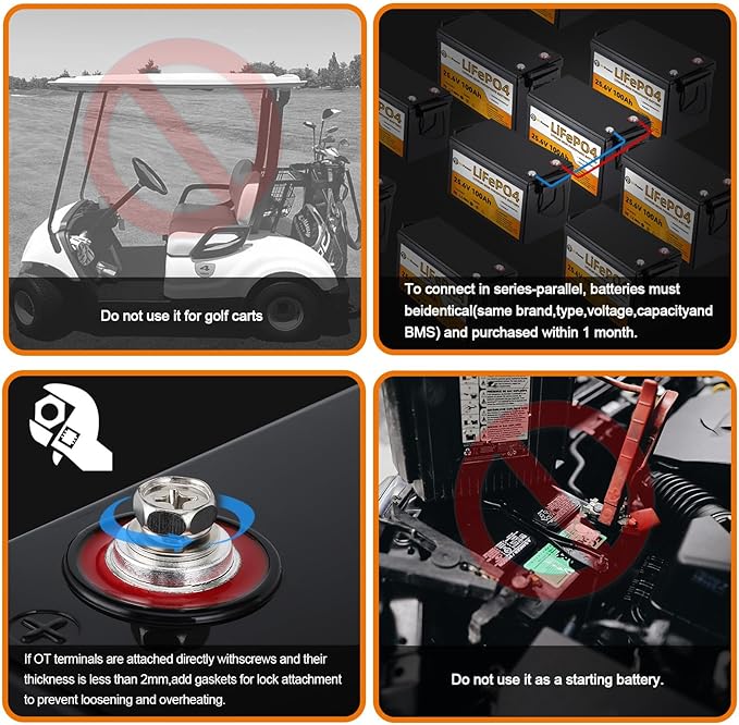 12V 300Ah Lithium Battery LiFePO4 Deep Cycle Battery,200A BMS,Up to 15000 Cycles,Perfect for RV, Home Storage,Marine,Solar Power System and Outdoor Camping.