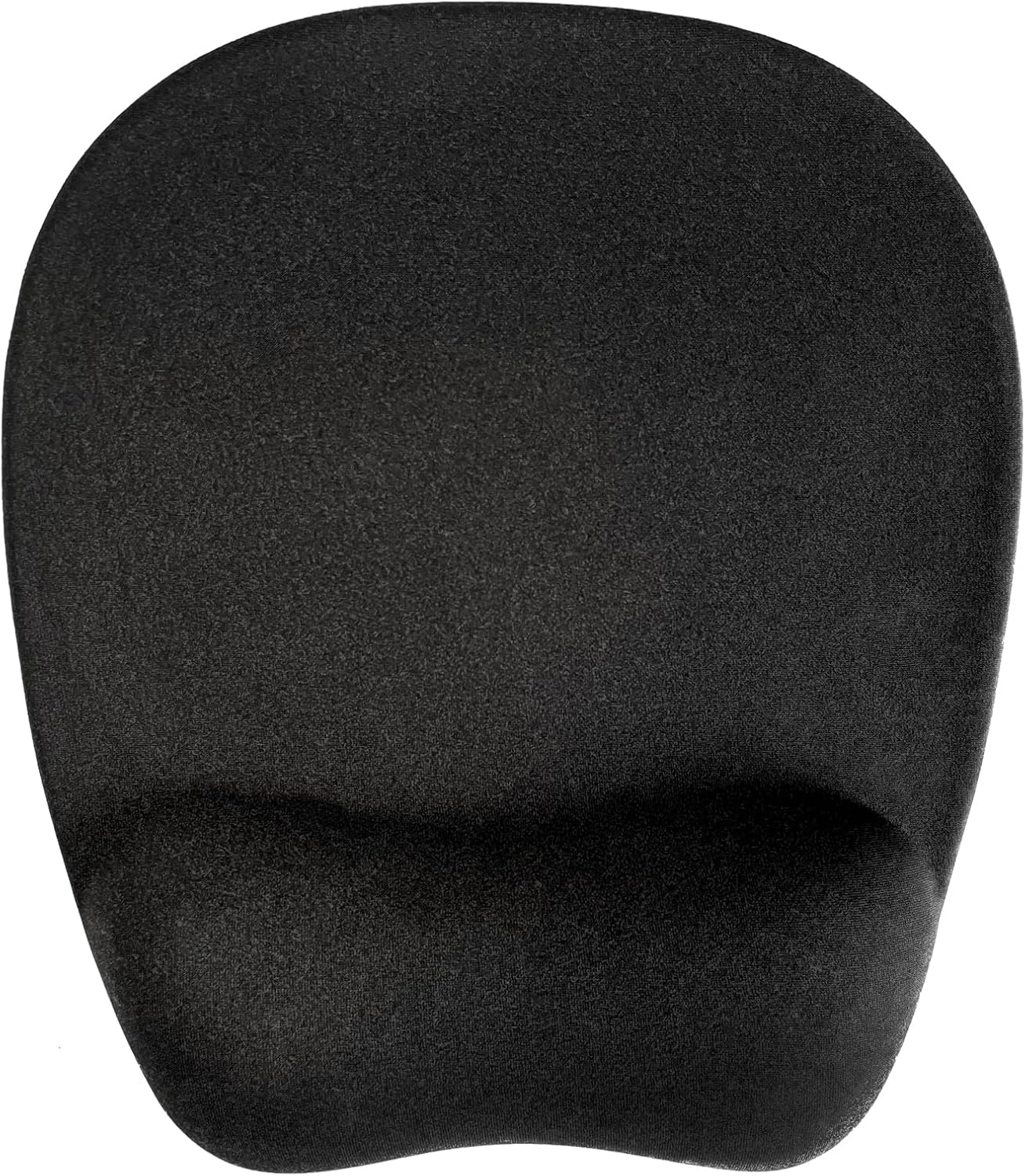 Ergonomic Mouse Pad with Wrist Support Memory Foam Black Mousepad with Wrist Rest, Pain Relief Mouse pad for Laptop, Comfortable Mousepads with Non Slip Base for Gaming, Office&Home, 9.3x8in