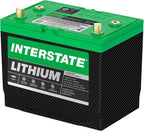 Interstate Batteries 12V 100Ah Group Size 24M Lithium Marine Dual Purpose Deep Cycle LiFePO4 Battery, Maintenance Free, Lightweight, Ideal For Boats with 1,000 Marine Cranking Amps (Li24MDP12V100)