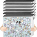 18pcs Mesh Zipper Pouch Puzzle Storage Bags A3 17x12 Inches Large File Bags Black Reusable Zipper Pouches for Organizing, Classroom Board Game Organization