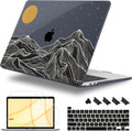 Case for MacBook Pro 13 inch with/Without Touch Bar (2016-2022, M2 A2338 M1 A2289 A2251 A2159 A1989 A1706 A1708), Hard Shell + Keyboard Cover + Dust Plug, Mountain