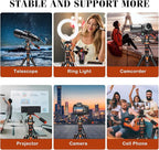 68" Tripod for Camera & Shooting Tripods, 2 in1 Camera Tripods & Monopods with Handle, Aluminum Rifle Tripod & Hunting Stick, Heavy Duty Tripod for DSLR,Canon,Nikon,Sony and Gun,Extra Carry Bag