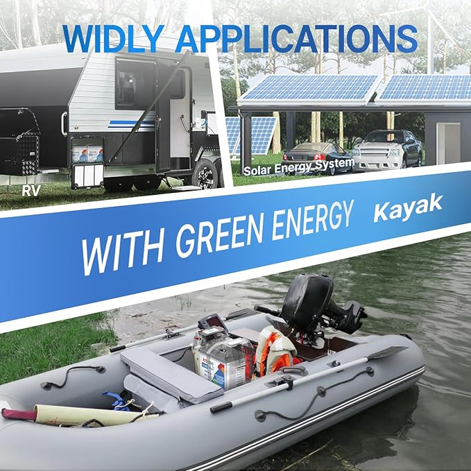 Redodo 3 Pack 12V 100Ah Group 24 Lithium Battery, 1280Wh Deep Cycle with 100A BMS, 4000+ Cycles Lithium Rechargable Battery for All RVs, Van, Camper, Solar Power Storage, Off-Grid