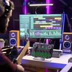 Facmogu K600 Gaming Audio Mixer, Streaming Audio Mixer with XLR Microphone Support, DJ Mixer Built-in 48V Phantom Power, Live Sound Card for PC Phone Live Streaming Podcasting Karaoke Tiktok YouTube