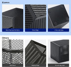 Comix Mesh Pen Holder Desk, Wire Pencil Holder with Foam Pad and Non-Slip Bottom Office Supplies Desk Organizer for Home Office School, 1 Pack