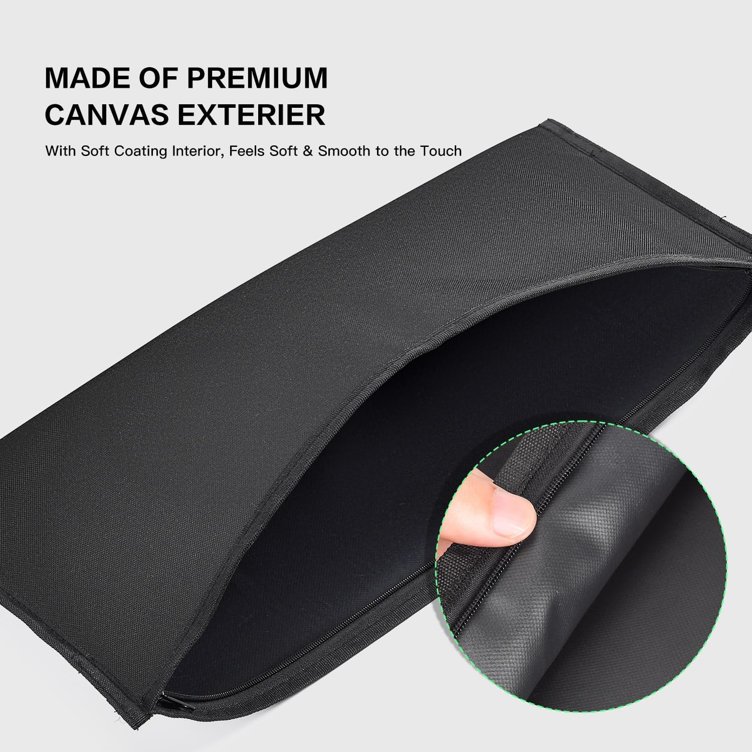 Computer Keyboard Dust Cover Sleeve Bag for Universal Keyboard, 68-87 Keys Wireless/Wired Gaming PC Keyboard Dust Cover, Logitech/Dell/Corsair/Havit/Redragon/Arteck/Apple Keyboard Protector-Black