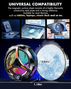 iPad Cooler,Magnetic Tablet Cooler for ipad/surface pro/Samsung Tab,Compatible for Steam Deck,Universal Radiator with Temperature Display for Mobile Gaming,Tiktok Live Streaming