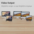 1 FT Short USB4 Cable 2 Packs, 240W USB C to USB C 40gbps Fast Charging, 8K Video Monitor Cord Compatible for Thunderbolt 4, Thunderbolt 3 and USB4 Devices