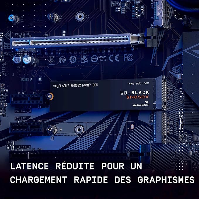 WD_BLACK 8TB SN850X NVMe Internal Gaming SSD Solid State Drive - Gen4 PCIe, M.2 2280, Up to 7,200 MB/s - WDS800T2X0E
