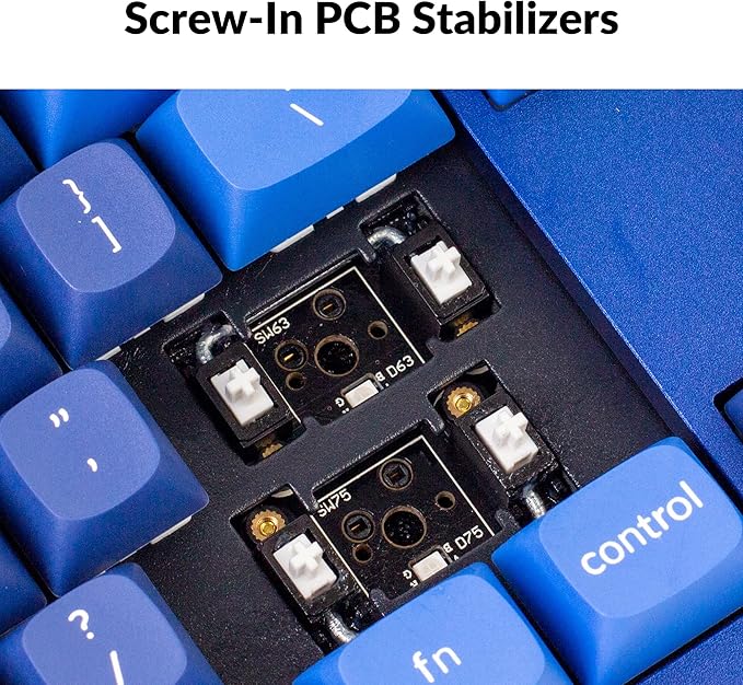 Keychron Q3 RGB Tenkeyless Layout QMK/VIA Programmable Macro Hot-swappable Wired Custom Mechanical Keyboard with Gateron G Pro Blue Switch Double Gasket Compatible with Mac Windows Linux (Blue)