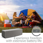 Crave Curve Portable Bluetooth Wireless Intelligent Speaker with Enhanced Bass, Built-in Microphone and Speakerphone