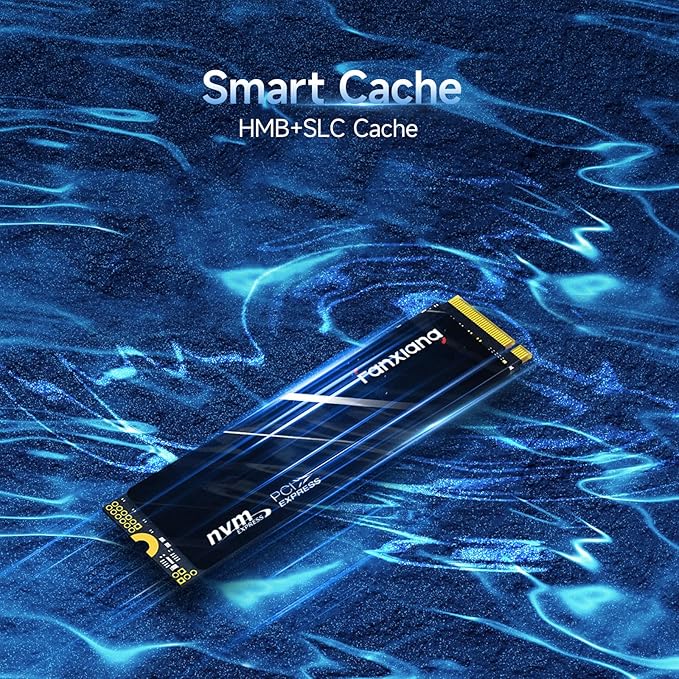 2TB NVMe SSD PCIe Gen4 M.2 SSD for PS5, Up to 5000 MB/s, Internal Gaming 3D NAND SLC Cache Solid State Drive Upgrade Storage for PC/Laptops S690Q