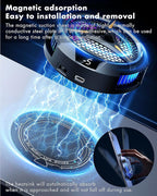 iPad Cooler,Magnetic Tablet Cooler for ipad/surface pro/Samsung Tab,Compatible for Steam Deck,Universal Radiator with Temperature Display for Mobile Gaming,Tiktok Live Streaming