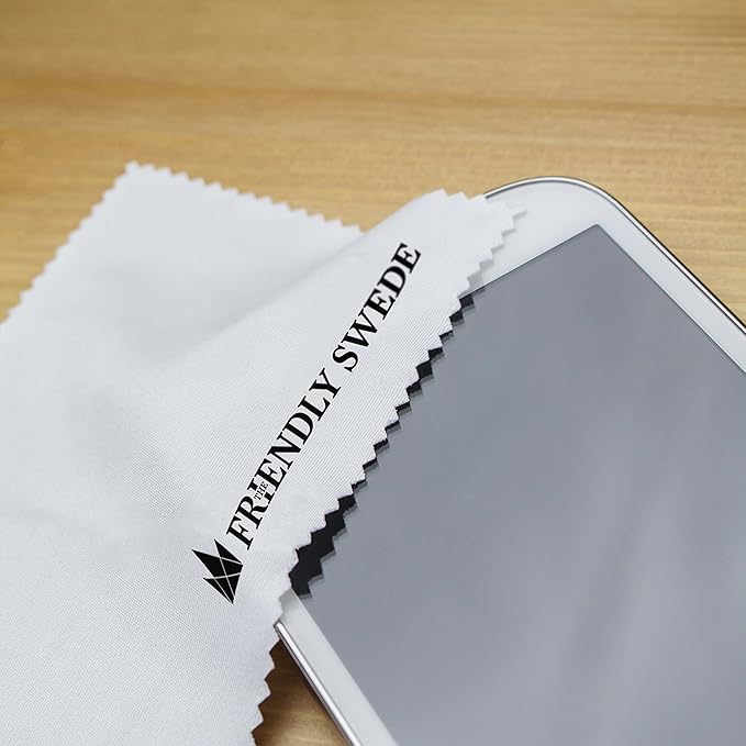 The Friendly Swede Mesh Tip Stylus Pen for Touchscreen — 3-Pack Micro-Knit Capacitive Stylus Pen for iPad & iPhone with 3 Replaceable Fiber Tips, Elastic Lanyards & Screen Cleaning Cloth